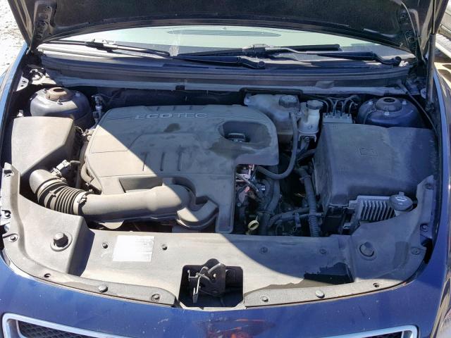 1G1ZD5EB2AF128489 - 2010 CHEVROLET MALIBU 2LT BLUE photo 7