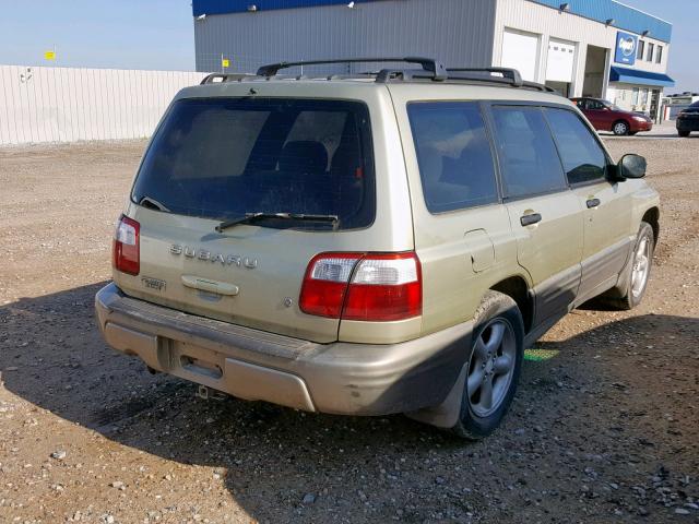 JF1SF65591H705967 - 2001 SUBARU FORESTER S TAN photo 4