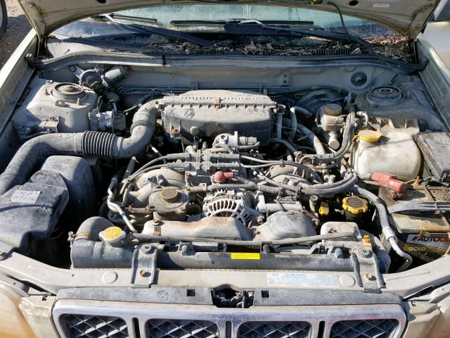 JF1SF65591H705967 - 2001 SUBARU FORESTER S TAN photo 7