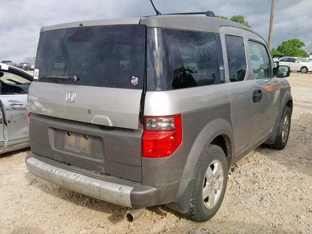 5J6YH28573L041522 - 2003 HONDA ELEMENT EX TAN photo 4