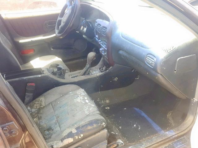 1G2WR52172F170427 - 2002 PONTIAC GRAND PRIX BURGUNDY photo 5
