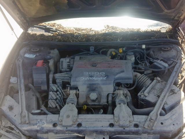 1G2WR52172F170427 - 2002 PONTIAC GRAND PRIX BURGUNDY photo 7