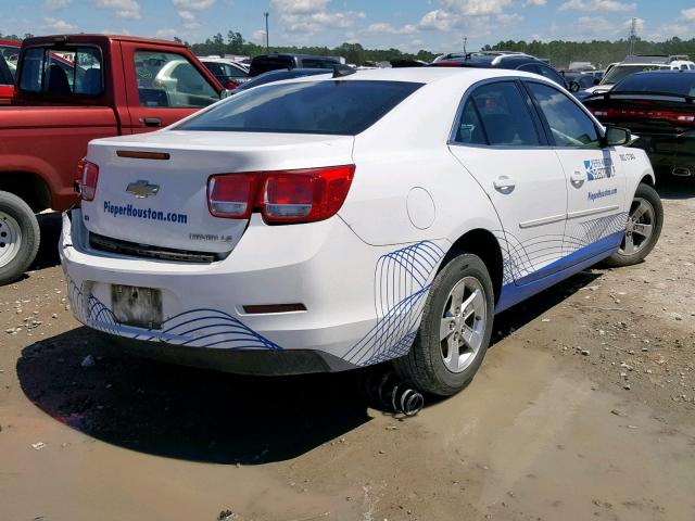 1G11B5SL0FF273621 - 2015 CHEVROLET MALIBU LS WHITE photo 4