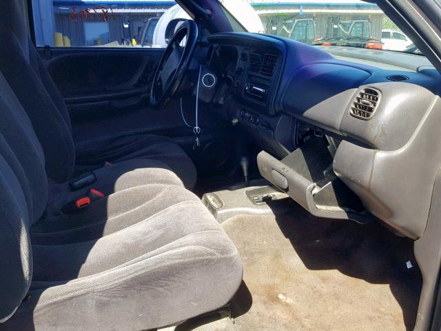 1B7GG22N8YS534605 - 2000 DODGE DAKOTA GRAY photo 5