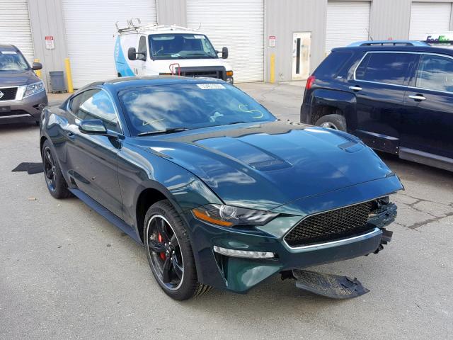 1FA6P8K0XK5504696 - 2019 FORD MUSTANG BU GREEN photo 1