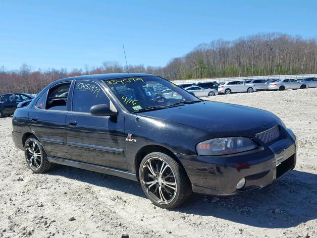 3N1AB51D63L716635 - 2003 NISSAN SENTRA SE- BLACK photo 1