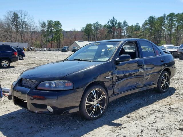 3N1AB51D63L716635 - 2003 NISSAN SENTRA SE- BLACK photo 2