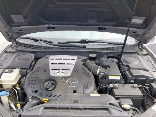 KMHFC46F37A185357 - 2007 HYUNDAI AZERA SE GRAY photo 7