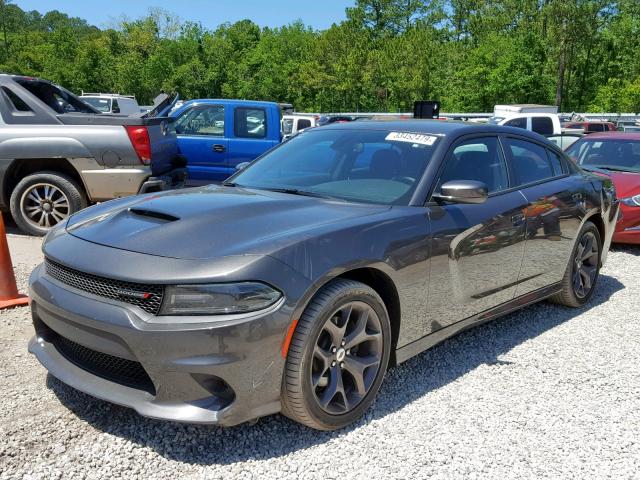 2C3CDXHG1KH512624 - 2019 DODGE CHARGER GT GRAY photo 2