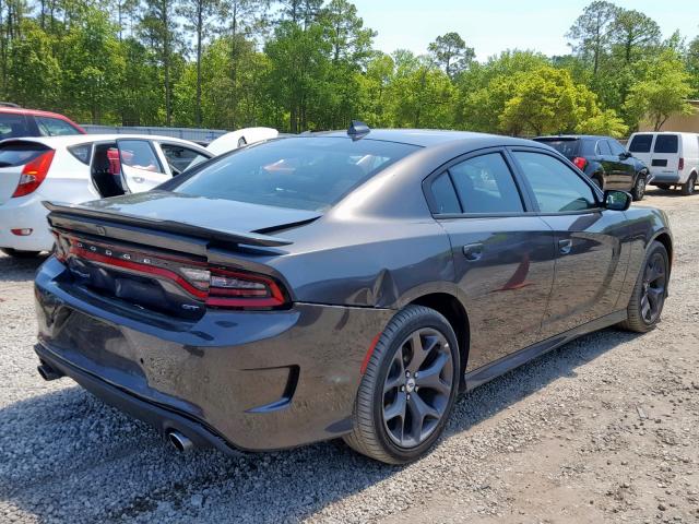 2C3CDXHG1KH512624 - 2019 DODGE CHARGER GT GRAY photo 4