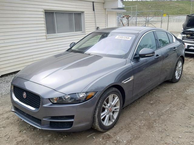 SAJAD4BG1HA972806 - 2017 JAGUAR XE PREMIUM GRAY photo 2