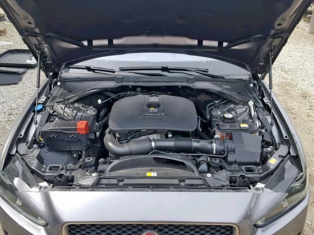 SAJAD4BG1HA972806 - 2017 JAGUAR XE PREMIUM GRAY photo 7