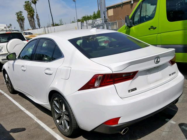 JTHBA1D2XG5022378 - 2016 LEXUS IS 200T WHITE photo 3