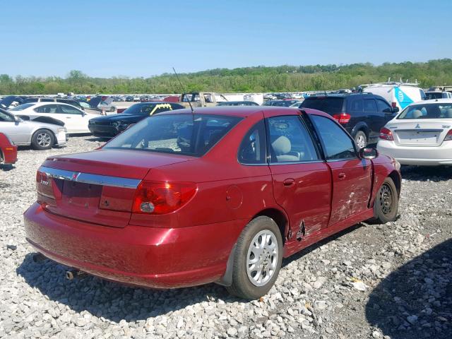 1G8JC54F04Y520692 - 2004 SATURN L300 LEVEL MAROON photo 4