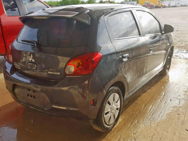 ML32A3HJ6EH007695 - 2014 MITSUBISHI MIRAGE DE GRAY photo 4