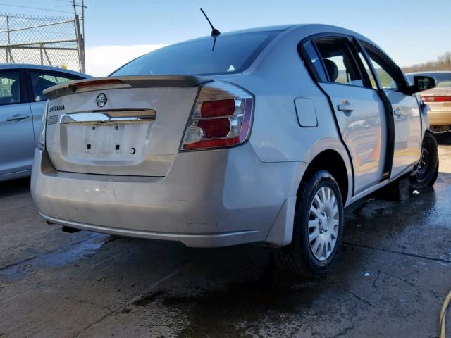 3N1AB6AP2BL662300 - 2011 NISSAN SENTRA 2.0 SILVER photo 4