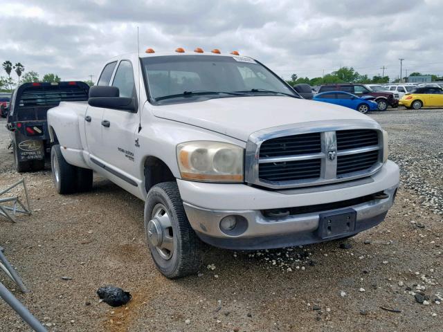 3D7MX48C66G212446 - 2006 DODGE RAM 3500 S WHITE photo 1