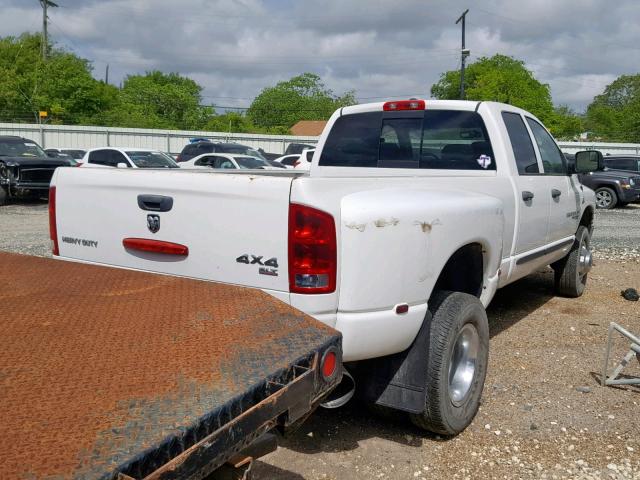 3D7MX48C66G212446 - 2006 DODGE RAM 3500 S WHITE photo 4