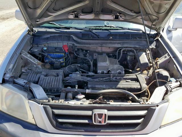 JHLRD18661C029886 - 2001 HONDA CR-V EX SILVER photo 7