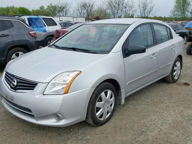 3N1AB6AP9CL751394 - 2012 NISSAN SENTRA 2.0 SILVER photo 2