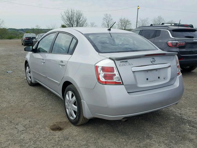 3N1AB6AP9CL751394 - 2012 NISSAN SENTRA 2.0 SILVER photo 3