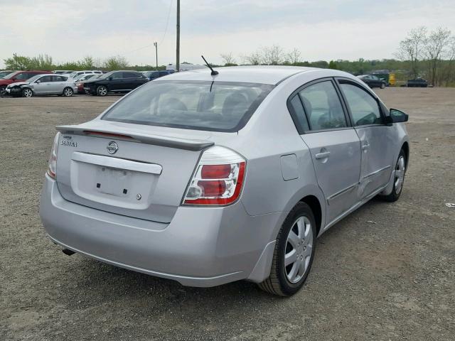 3N1AB6AP9CL751394 - 2012 NISSAN SENTRA 2.0 SILVER photo 4