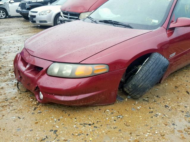 1G2HZ541534168825 - 2003 PONTIAC BONNEVILLE RED photo 9