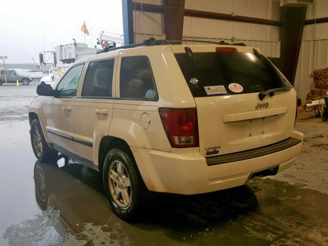 1J8GS48K07C520299 - 2007 JEEP GRAND CHER WHITE photo 3