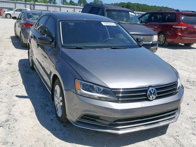 3VW2K7AJ0FM351495 - 2015 VOLKSWAGEN JETTA BASE GRAY photo 1