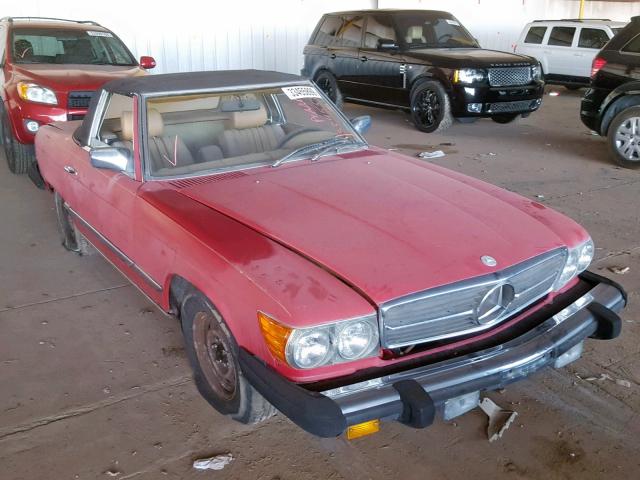 WDBBA45A8DB021072 - 1983 MERCEDES-BENZ 380 SL RED photo 1