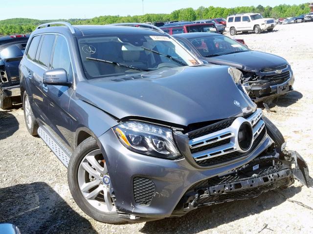 4JGDF6EE4HA837861 - 2017 MERCEDES-BENZ GLS 450 4M GRAY photo 1