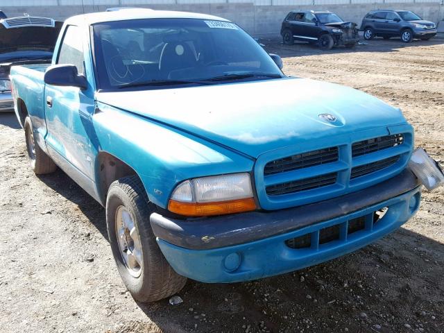 1B7FL26P0WS592269 - 1998 DODGE DAKOTA GREEN photo 1