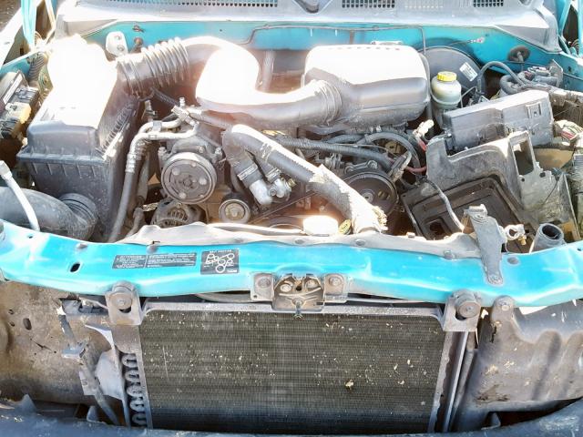 1B7FL26P0WS592269 - 1998 DODGE DAKOTA GREEN photo 7