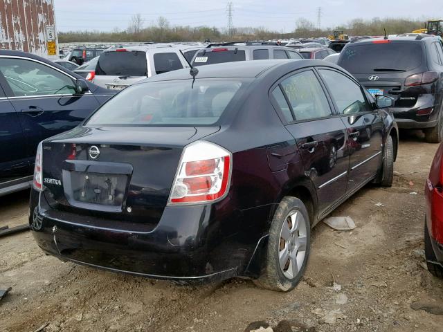 3N1AB61E48L637681 - 2008 NISSAN SENTRA 2.0 BLACK photo 4