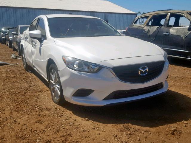 JM1GL1U55H1120948 - 2017 MAZDA 6 SPORT WHITE photo 1