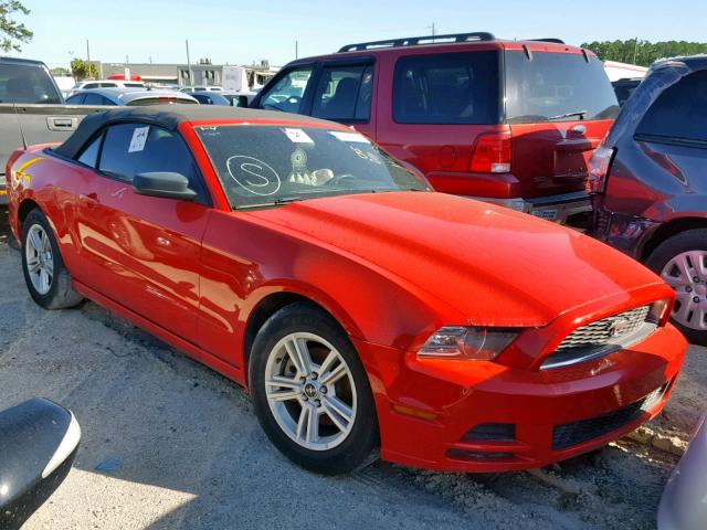 1ZVBP8EM3E5272127 - 2014 FORD MUSTANG RED photo 1