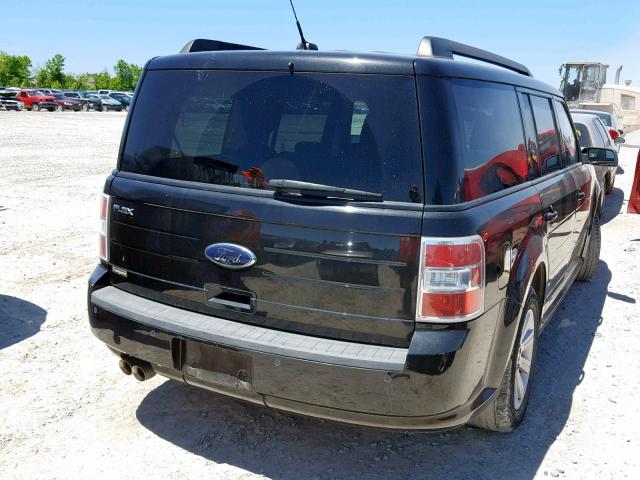 2FMGK5BC2ABA34868 - 2010 FORD FLEX SE BLACK photo 4