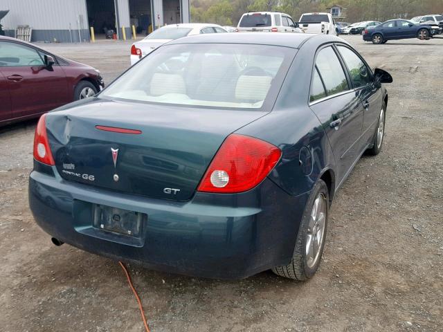 1G2ZH558164242698 - 2006 PONTIAC G6 GT GREEN photo 4