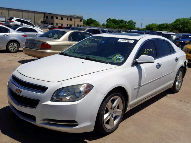 1G1ZD5E07CF110359 - 2012 CHEVROLET MALIBU 2LT WHITE photo 2