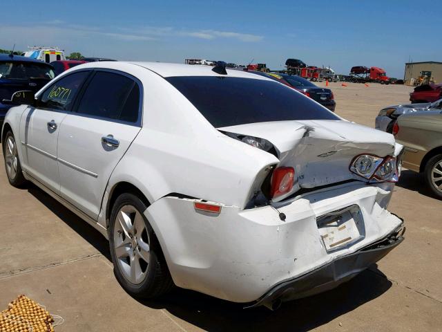 1G1ZD5E07CF110359 - 2012 CHEVROLET MALIBU 2LT WHITE photo 3