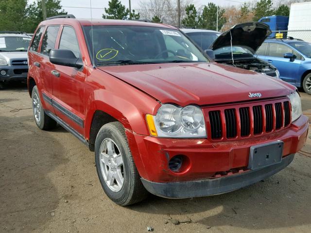 1J4GR48K96C183918 - 2006 JEEP GRAND CHER RED photo 1