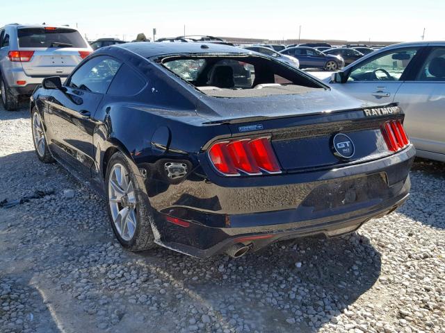 1FA6P8CF4F5310383 - 2015 FORD MUSTANG GT BLACK photo 3