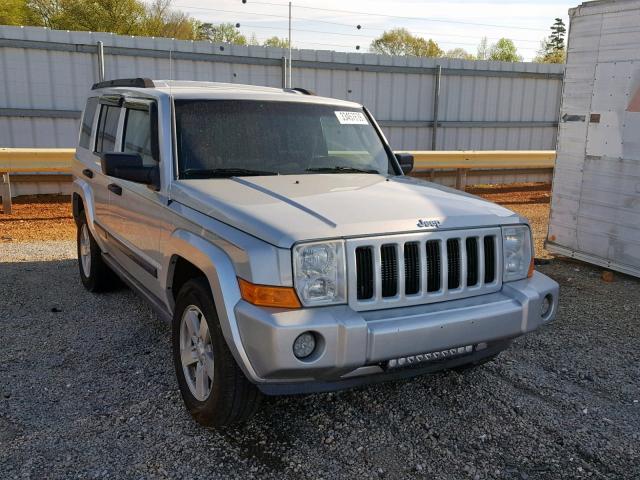 1J8HH48K26C233788 - 2006 JEEP COMMANDER SILVER photo 1