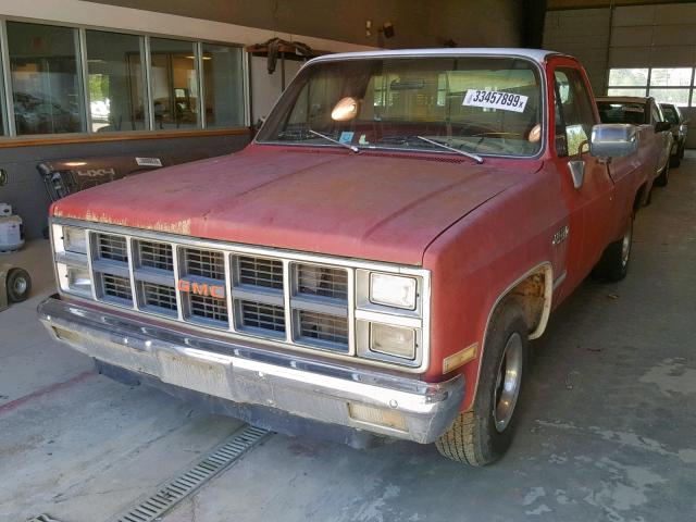 1GTEC14H1CS511793 - 1982 GMC C1500 RED photo 2