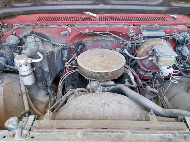 1GTEC14H1CS511793 - 1982 GMC C1500 RED photo 7