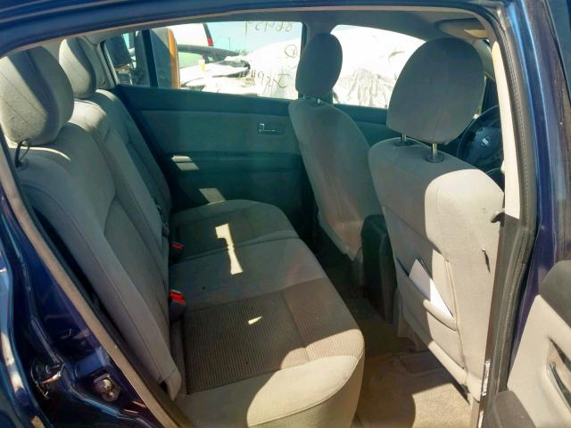 3N1AB6AP8CL737843 - 2012 NISSAN SENTRA 2.0 BLUE photo 6