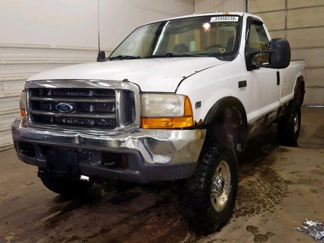 1FTSF31S7YEE20216 - 2000 FORD F350 SRW S WHITE photo 2