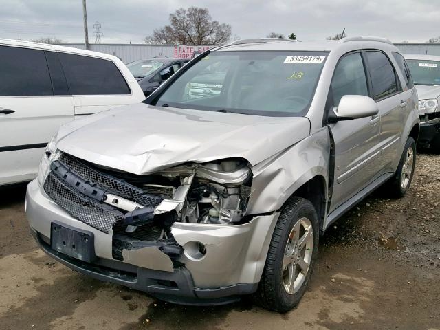 2CNDL53F286282064 - 2008 CHEVROLET EQUINOX LT SILVER photo 2