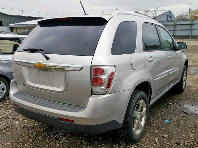 2CNDL53F286282064 - 2008 CHEVROLET EQUINOX LT SILVER photo 4