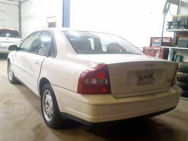 YV1TS92D321272108 - 2002 VOLVO S80 WHITE photo 3